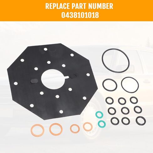 مجموعة إعادة بناء موزع الوقود Motoparty لسيارة Mercedes Benz W126 420 500 560 SL SE لاستبدال رقم OEM 0438101018 المطاط المفلور in Saudi Arabia