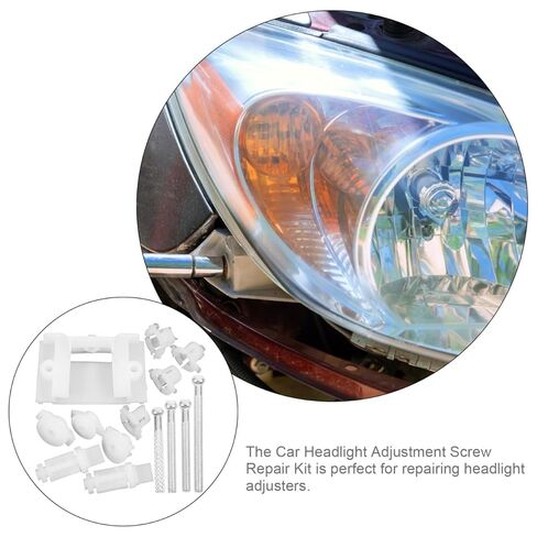 1set Car Headlight Adjuster Screw and Clip Repair Kit for and Easy Installation Precise Alignment Compatible Various Models in Saudi Arabia