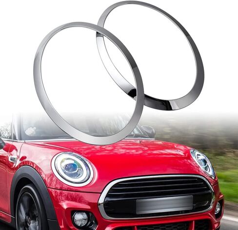 حلقات تقليم الكروم من Astra Depot متوافقة مع 2014-2023 BMW Mini Cooper F55 F56 F57 إطار ضوء المصباح المحيطي in Kuwait