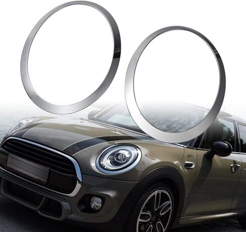 حلقات تقليم الكروم من Astra Depot متوافقة مع 2014-2023 BMW Mini Cooper F55 F56 F57 إطار ضوء المصباح المحيطي in Kuwait