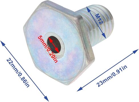 2Pcs Car Headlight Housing Repair Screws M12 Compatible with Mercedes-Benz in Saudi Arabia