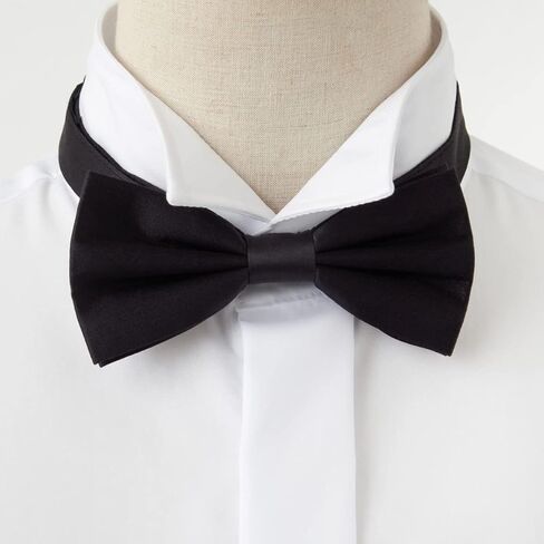 Ozie Men's Bow Tie 100% Silk Plain in Saudi Arabia