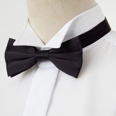 Ozie Men's Bow Tie 100% Silk Plain in Saudi Arabia