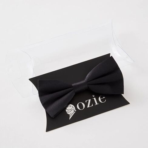Ozie Men's Bow Tie 100% Silk Plain in Saudi Arabia
