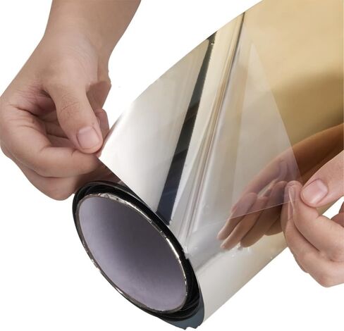 2Pack Car Window Film, Sun Visor Strip Tint Film, Auto Tint Film, Car Front Windshield Protect Shade Sticker, Windshield Solar Protection Film for Shading and Filtration (Gradient Golden) in Saudi Arabia