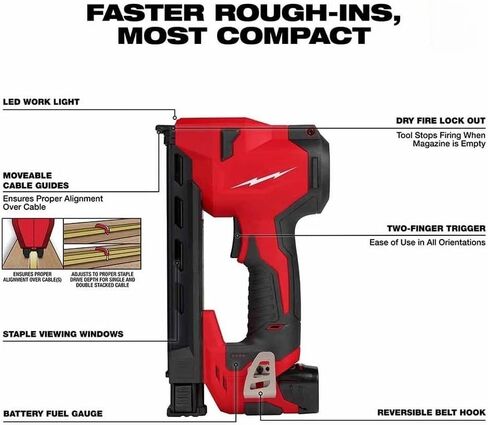 جديد 2448-21 لمجموعة دباسة الكابلات اللاسلكية Milwaukee M12 أحمر/أسود in Saudi Arabia