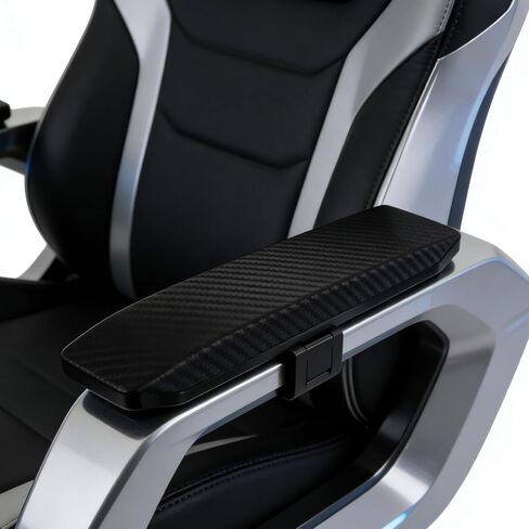 2pcs Ergonomic PU Armrest Pillow for Office Chairs and Gaming Sofas High Density Arm Rest Pad Replacement Cushion for Chairs Gaming Room Use in Saudi Arabia