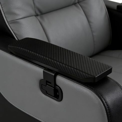 2pcs Ergonomic PU Armrest Pillow for Office Chairs and Gaming Sofas High Density Arm Rest Pad Replacement Cushion for Chairs Gaming Room Use in Saudi Arabia