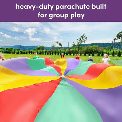 THE TWIDDLERS Rainbow Parachutes 12FT/ 20FT in Kuwait