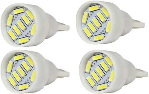 ICBEAMER T15 T10 168 920 921 LED 9 SMDs تناسب مصابيح الإضاءة الاحتياطية لوقوف السيارات استبدال مصباح الهالوجين [اللون: أبيض] زوجان in Kuwait