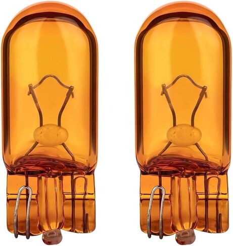 جهاز تنظيف الأسنان المتوهج 194NA 194A WY5W 5W W2,1X9,5D T10 Amber DRL استبدال لمبة الإضاءة الجانبية لوقوف السيارات (عبوة من 2) صنع في ألمانيا in Kuwait