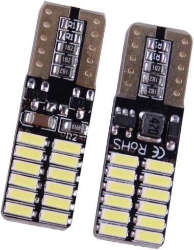 2Pcs 12V T10 6000K White LED Parking C-Light Bulbs Compatible for Subaru WRX 2015-2021 in Saudi Arabia