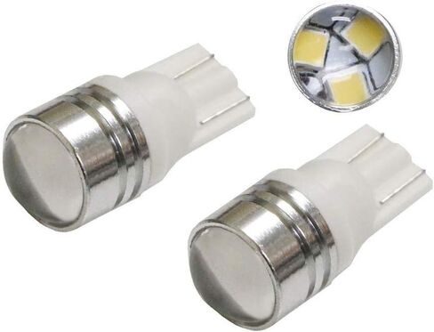 iJDMTOY زينون أبيض 3-SMD-2835 عدسة بروجيكتور 168 194 2825 W5W مصابيح بديلة متوافقة مع أضواء لوحة الترخيص، وكذلك أضواء موقف السيارات، والأضواء الداخلية in Kuwait