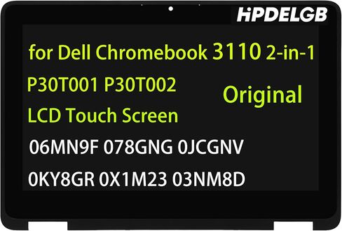 استبدال Dell Chromebook 3110 2-in-1 06mn9f 078gng 0jcgnv 0ky8gr 0x1m23 03nm8d Hd 1366x768 Lcd Touch Screen Displizer Assembern in Saudi Arabia