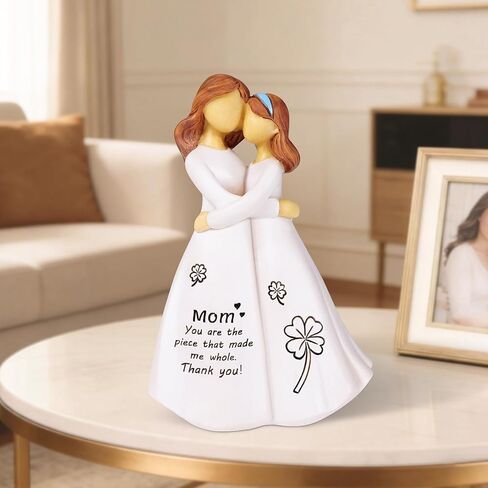 Mom Birthday Gifts: 5.2" Mother and Daughter Resin Figurine - Sentimental Gift for Mom from Daughter - Mother’s Day and Christmas Keepsake in Saudi Arabia