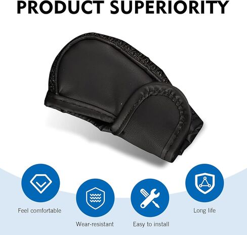 Gear Shift Knob Cover, Universal Anti-Slip Shift Knob Protector for Cars, SUVs and Trucks, Car Interior Decorative Accessory (Black) in Saudi Arabia