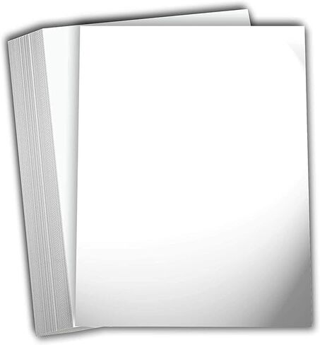 Hamilco White Glossy Paper 8.5x11" for Laser Printing 100 lb Text 400 Sheets in Saudi Arabia