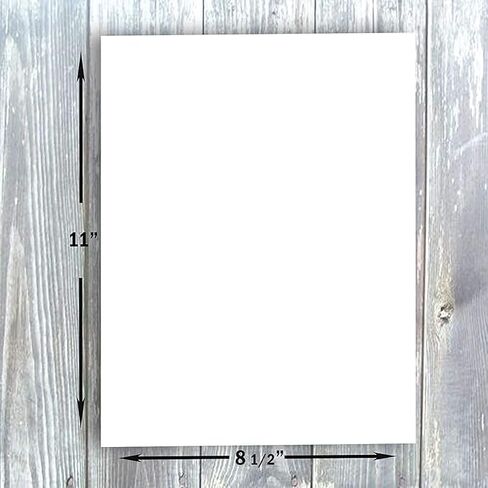 Hamilco White Glossy Paper 8.5x11" for Laser Printing 100 lb Text 400 Sheets in Saudi Arabia