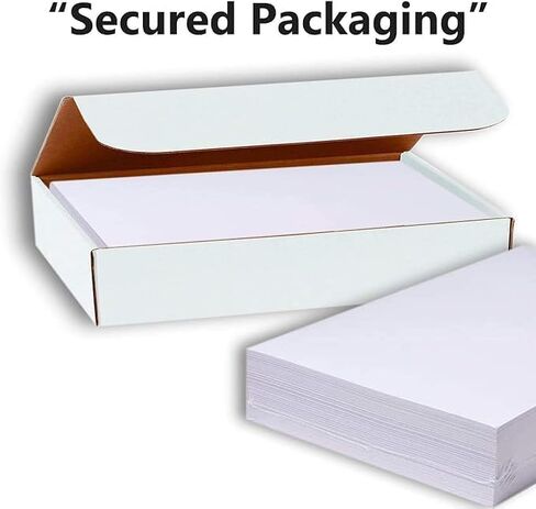 Hamilco White Glossy Paper 8.5x11" for Laser Printing 100 lb Text 400 Sheets in Saudi Arabia