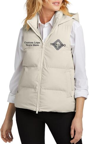 INK STITCH Women Mercer+Mettle Mm7217 Custom Embroidery Add Logo Texts Puffer Vests in Saudi Arabia
