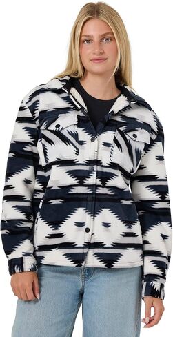 Roxy Women's Trippin Zip Up Fleece Sweatshirt in Saudi Arabia