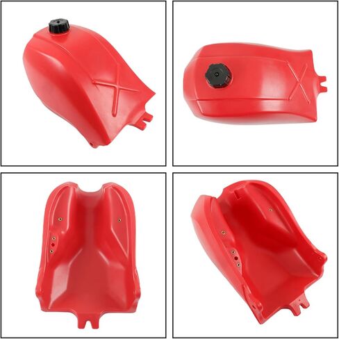LABLT Plastic Gas Fuel tank Red Replacement for Honda ATC250 Atc 250SX 1985-1987 in Saudi Arabia