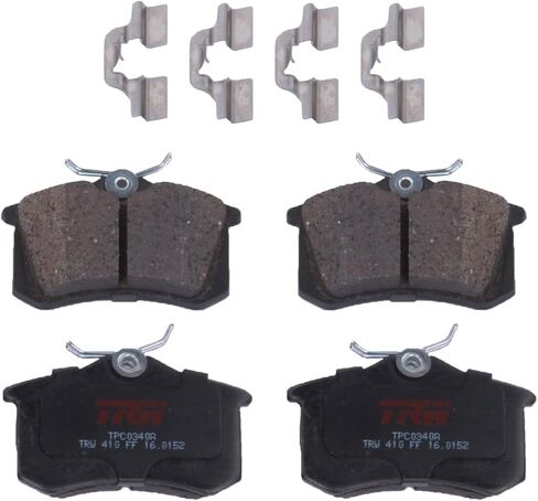Replacement Rear Brake Disc and Pad Kit 2-Wheel Set compatible with Audi A4 2001-2004 1.8L I4 (320mm Rear Disc) in Saudi Arabia