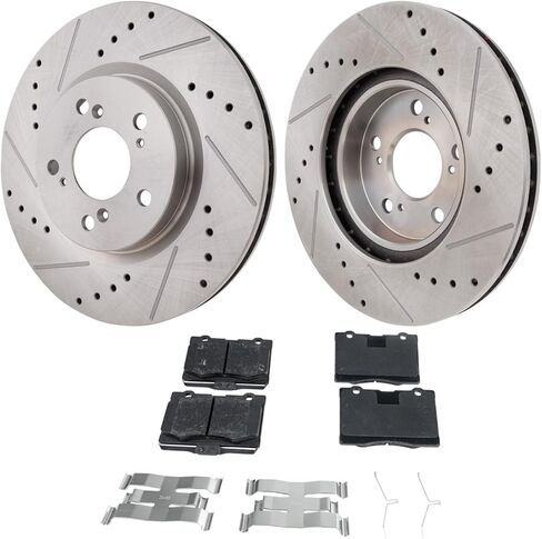 Replacement Front Disc and Pad Kit fits Acura RL 2009-2012 3.7L V6 in Saudi Arabia