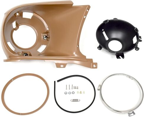 Headlight Bucket Assembly Housing Passenger Side RH for 1967-1968 Ford Mustang in Saudi Arabia