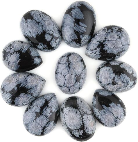 50 Carat Natural Gemstone Cabochon Lot Mixed Shapes – Hand Polished Crystal Stones for Jewelry Making, Healing, Reiki, Craft Supplies, Unique Cab Set for Wire Wrapping & Collectors in Saudi Arabia