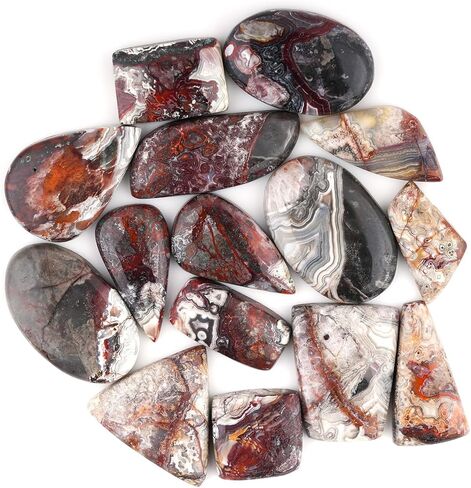 50 Carat Natural Gemstone Cabochon Lot Mixed Shapes – Hand Polished Crystal Stones for Jewelry Making, Healing, Reiki, Craft Supplies, Unique Cab Set for Wire Wrapping & Collectors in Saudi Arabia