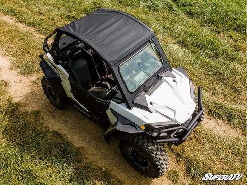 SuperATV Polaris RZR Trail S 900 Primal Soft Top Roof Black in Saudi Arabia