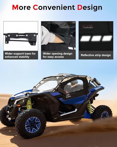 StarknightMT X3 Cab Enclosure with Steel Frame,Upgrade YKK Zipper Door Window Compatible With Can Am 2017-2026 Maverick X3 X Turbo R DS RS RR MR RC 2-Seater Model,Work with Roof Windshield Mirror in Saudi Arabia
