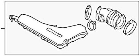 Genuine Nissan Parts - Air Duct (16576-4BA3A) in Saudi Arabia