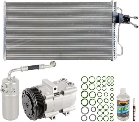 لفورد F150 F-150 V8 2002 2003 مجموعة مكيف الهواء مع مكثف ومجفف ضاغط التيار المتردد - BuyAutoParts 60-89446CK جديد in Kuwait