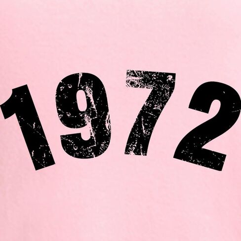 قميص نوم نسائي من CafePress 1972 Year Vintage، قميص بيجامة طويل ناعم، بيجامة قطنية/بيجامة وردي in Kuwait