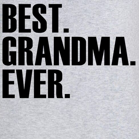 قميص نوم CafePress Best Grandma Ever للسيدات، قميص بيجامة طويل ناعم، بيجامات قطنية/بيجامات باللون الرمادي المنقط in Kuwait