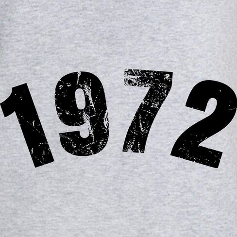 قميص نوم نسائي من CafePress 1972 Year Vintage، قميص بيجامة طويل ناعم، بيجامة/بيجامة قطنية باللون الرمادي المنقط in Saudi Arabia
