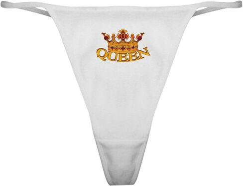 CafePress QUEEN Crown Classic Thong Underwear, Womens Panties in Saudi Arabia