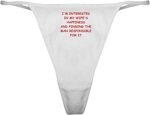 CafePress Cheating Classic Thong Underwear, Womens Panties in Saudi Arabia