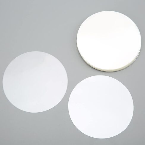 Keenso Badge Film, PVC Material Transparent Protective Sheets for DIY Pin Buttons and Fridge Magnets, 100Pcs Set with Customizable Protection (50MM) in Saudi Arabia