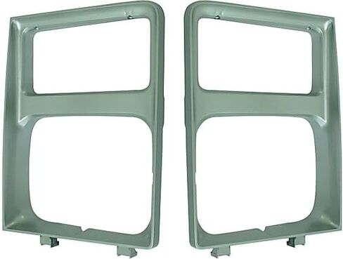 Front Headlight Bezels LH & RH Side Compatible with Chevrolet/GMC C K Series 1985-1988 | DIRECT REPLACEMENT | 15598726 15598725 | GM2513182 GM2512182 in Saudi Arabia