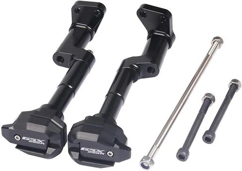 Frame Protector Crash Slider for Suzuki GSX250R DL250 GSX 250 GW250 Motorcycle CNC Frame Slider Engine Anti-Collision Anti-Fall Pad Fairing Guard Crash Pad(Black-b) in Saudi Arabia