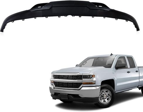 Front Bumper Lower Valance Compatible with Chevrolet Chevy Silverado 2016-2019 1500 LD W/Tow Hooks Holes Replace 84029773 GM1015134C in Saudi Arabia