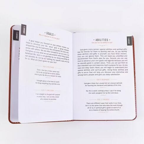 One Minute with God Daily Devotional for Men, 365 days of daily prayer brown book, 2026 Mens Dailys Devotional and Prayer Journal in Saudi Arabia