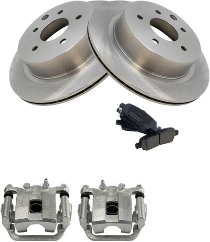 For 12-13 Rogue Advance Rear Brake Calipers Rotors Ceramic Pads Fluid Cleaner in Saudi Arabia