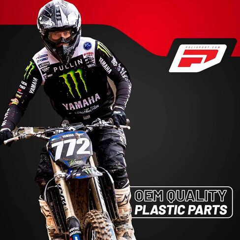 Polisport Fork Guards for Yamaha YZ250F/YZ450F 16-21, YZ125/250 15-21, YZ250FX/YZ450FX 16-21 | Durable Polypropylene, OEM Fit, White, Enduro Fork Protection in Saudi Arabia