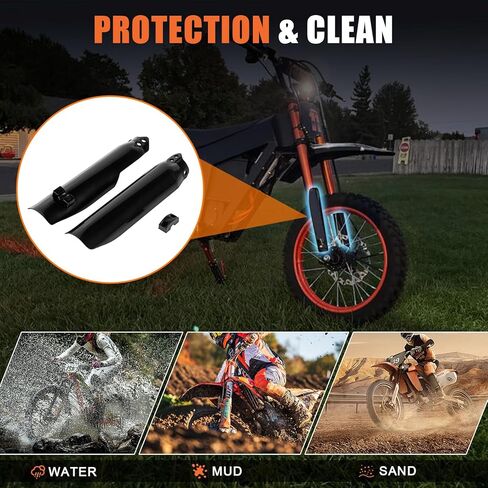 غطاء حماية للشوكة الأمامية من EBike للدراجة الترابية الكهربائية Tuttio Tutti Soleil 01، أسود in Kuwait