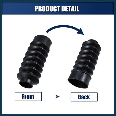 2 Pcs Motorcycle Front Fork Guards Covers Shock Absorbers Boots 39mm Universal for Harley Sportster XL883 1200 for ATV UTV Automotive Parts in Saudi Arabia