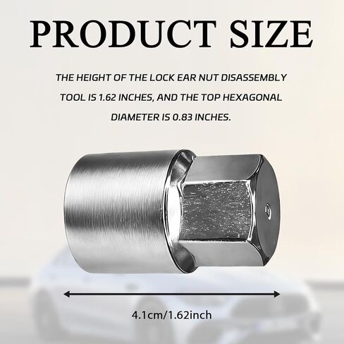 Wheel Lock Key Lug Nut Key, Professional Anti-Theft Locking Lug Nut Removal Tool Key for Toyota Lexus Camry Corolla Wheel Locks Lug Nuts Installation & Removal, D-Wheel Nut Removal Socket in Saudi Arabia